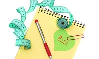 sample menu of your favorite diet