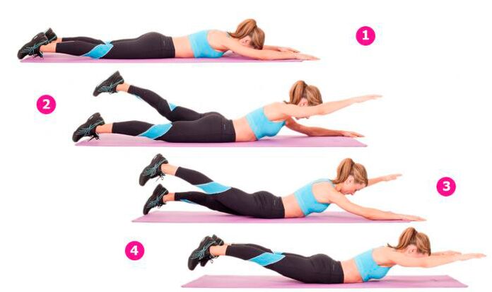 The Flight of the Samurai exercise will make your buttocks supple and your back strong